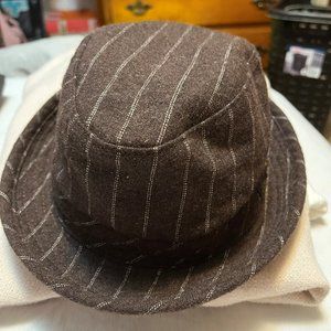 striped fedora